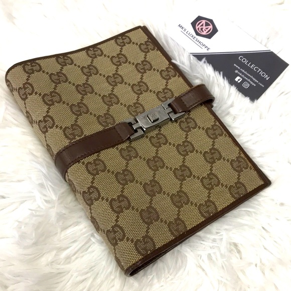 Gucci Other - GUCCI NOTEBOOK AGENDA MEDIUM WEBLINE MONO